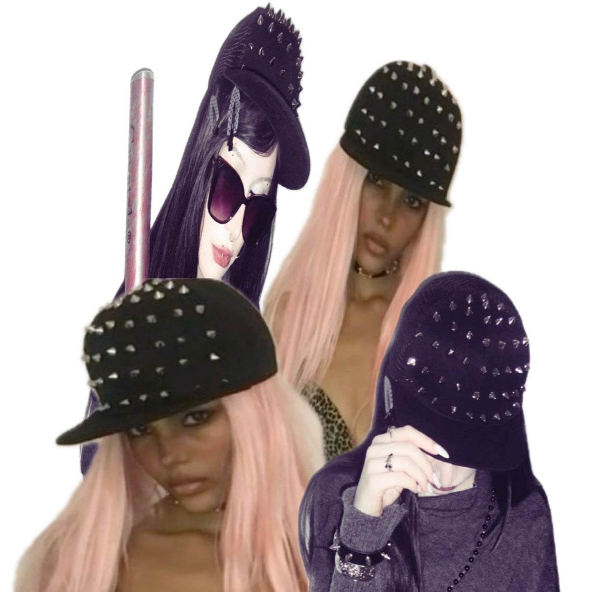 STUDDED HAT