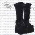 DEMON FLUFFY BOOTS :3