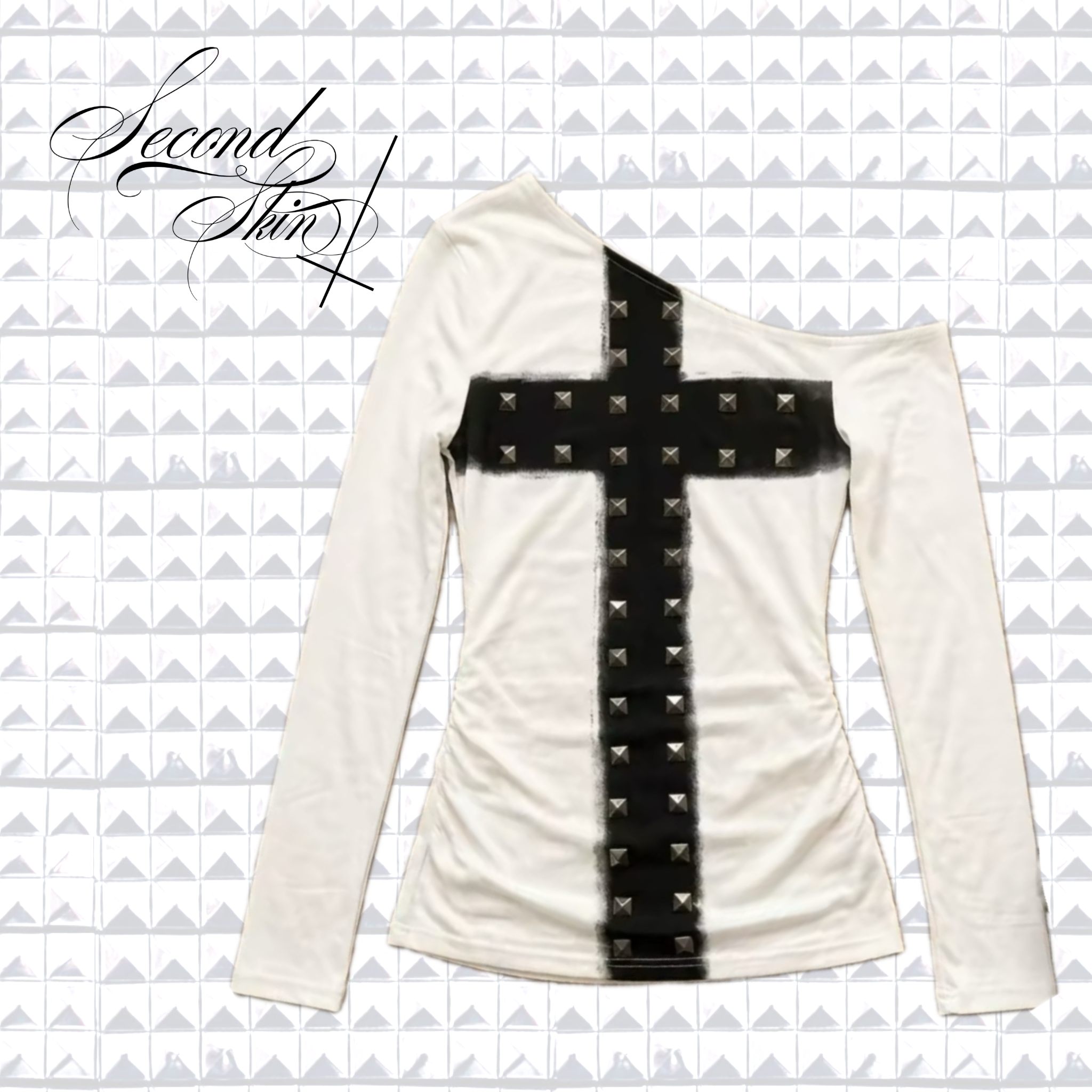 OFF SHOULDER CROSS TOP  :3