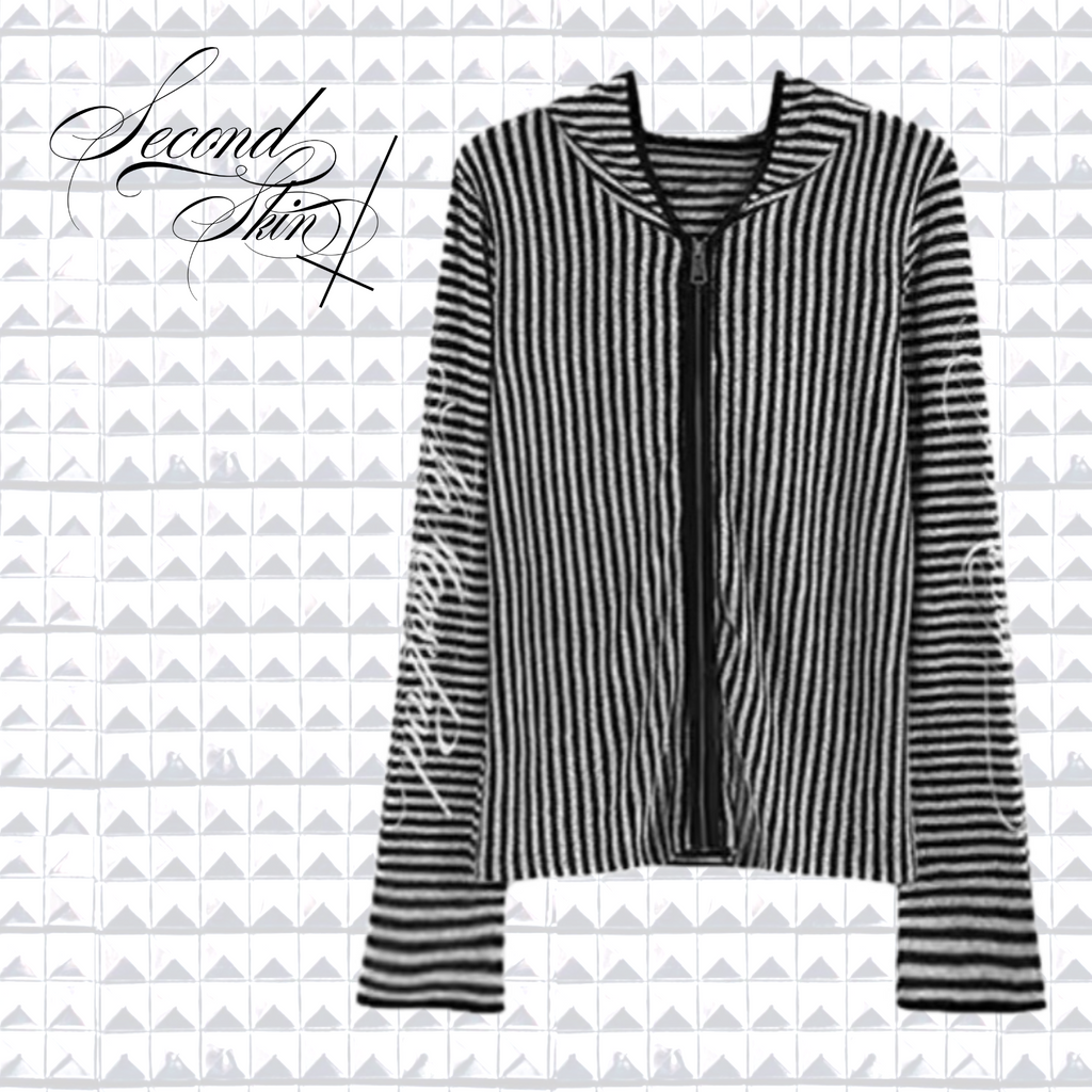 STRIPY ZIP UP :3