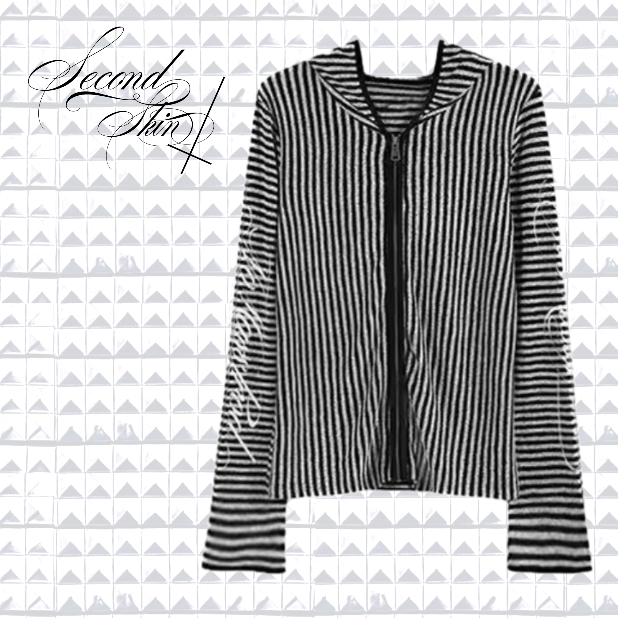 STRIPY ZIP UP :3