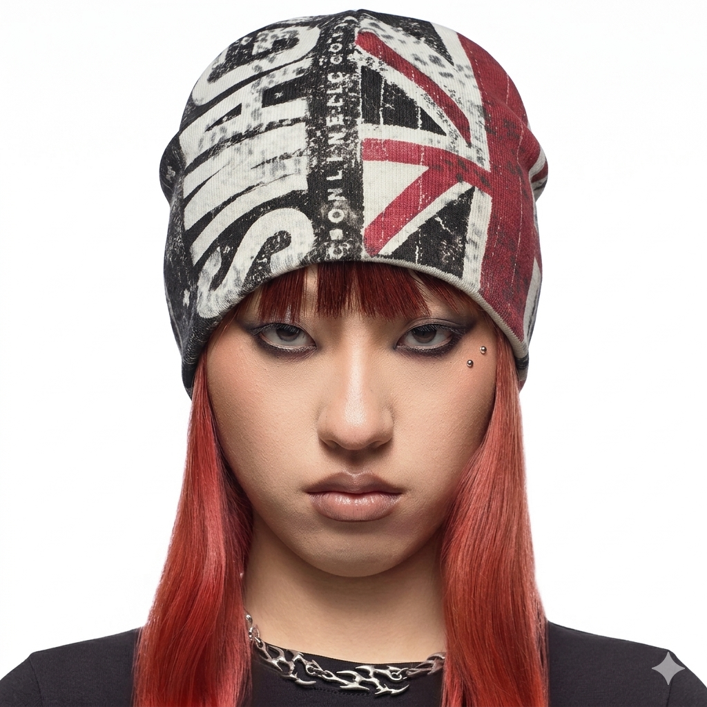 UNION JACK SWAG BEANIE :3