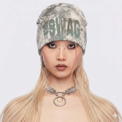 #SWAG LEOPARD BEANIE :3