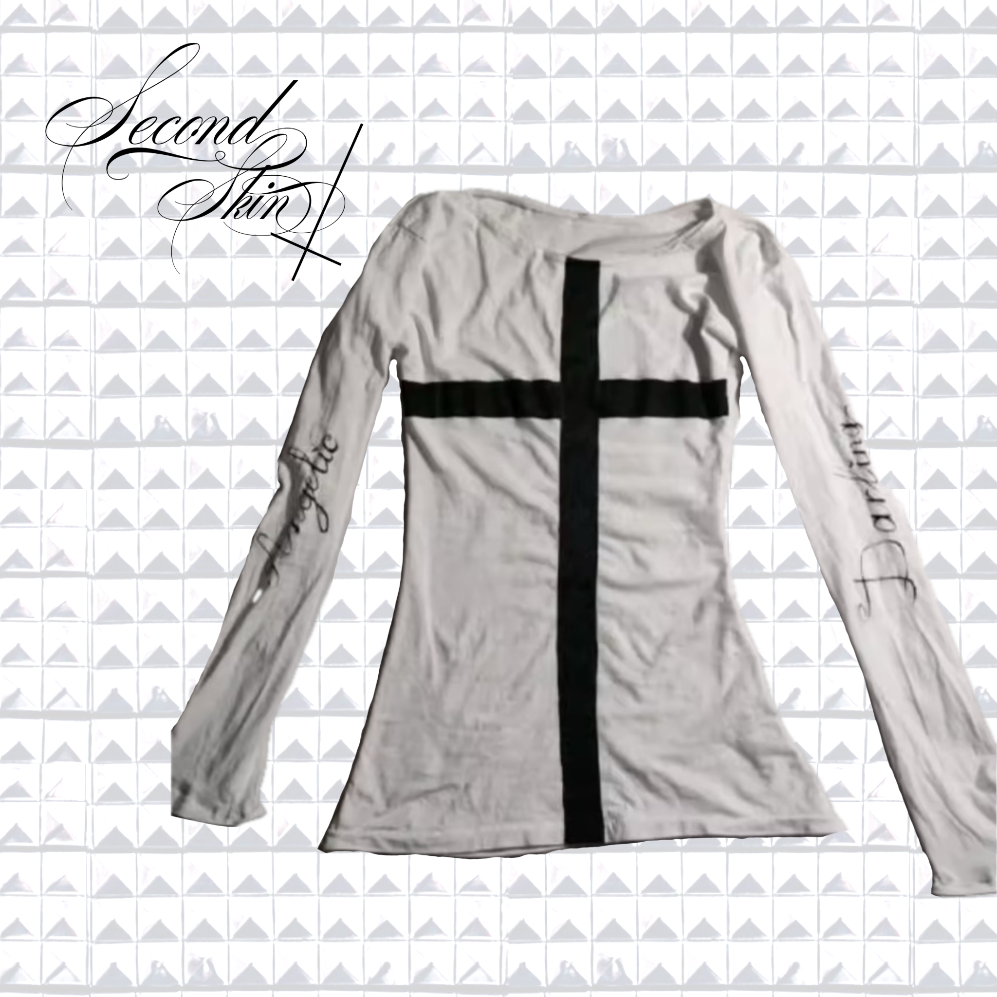 WHITE CROSS LONG-SLEEVE :3