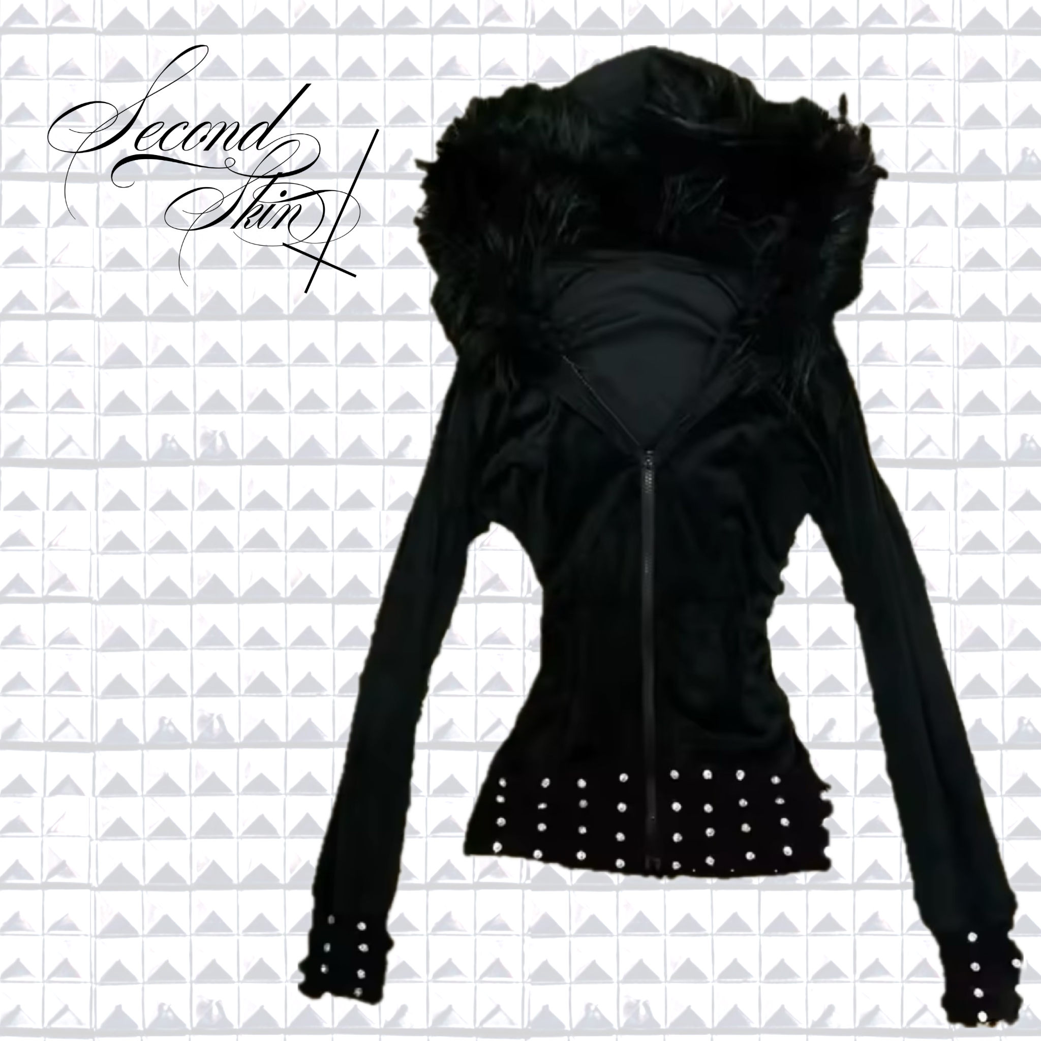 STUD FUR HOOD ZIP UP :3