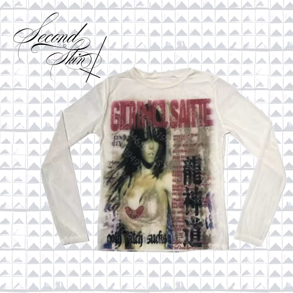 GIRL GRAPHIC LONG-SLEEVE  :3