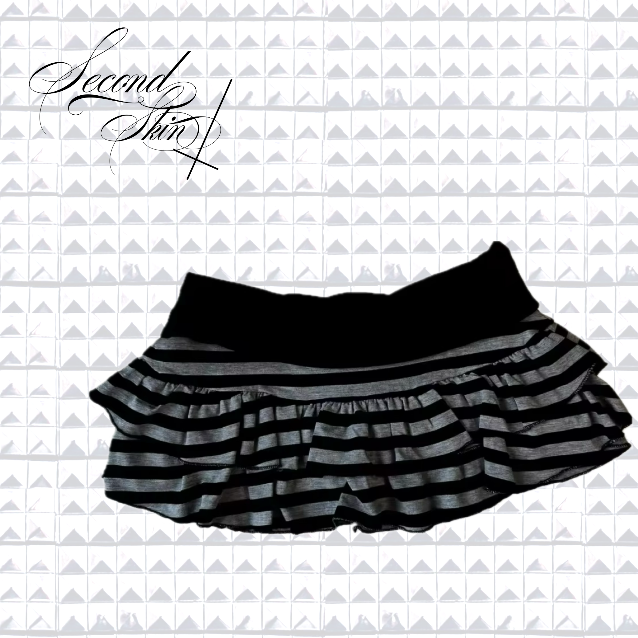 STRIPED MINI SKIRT :3