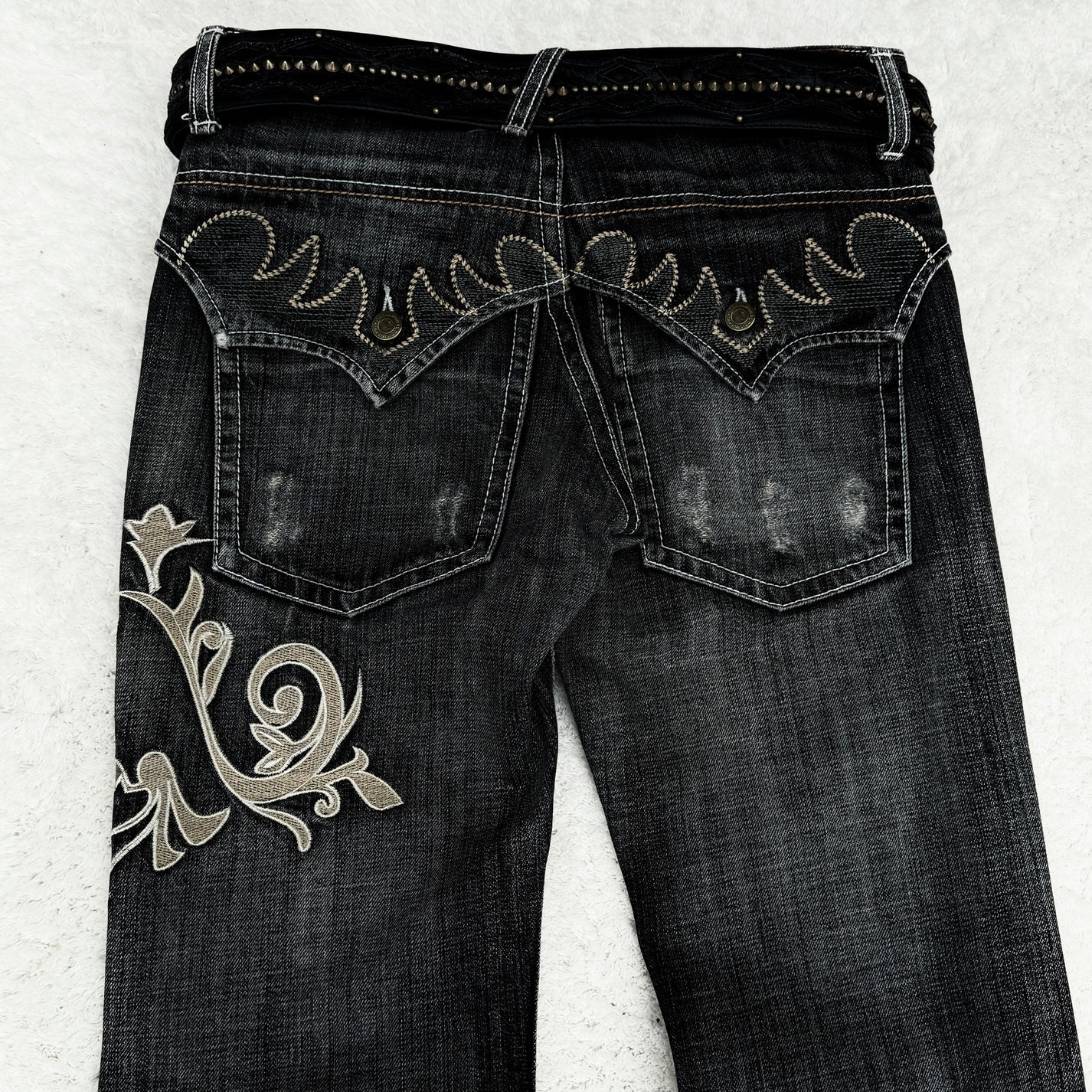 RODEO FLORAL DENIM JEANS :3